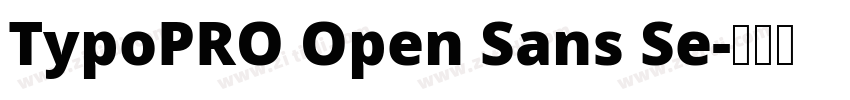 TypoPRO Open Sans Se字体转换